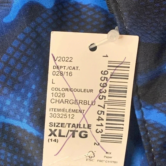 The Children’s Place Boys Insulated Jacket Attached Hood XL Blue Camo - Picture 9 of 9